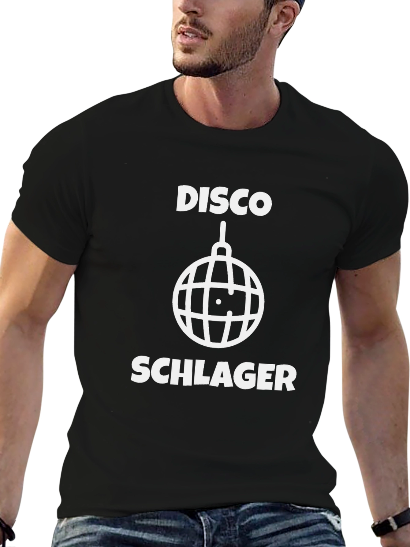 Disco Schlager T-Shirt - Retro Party Tee