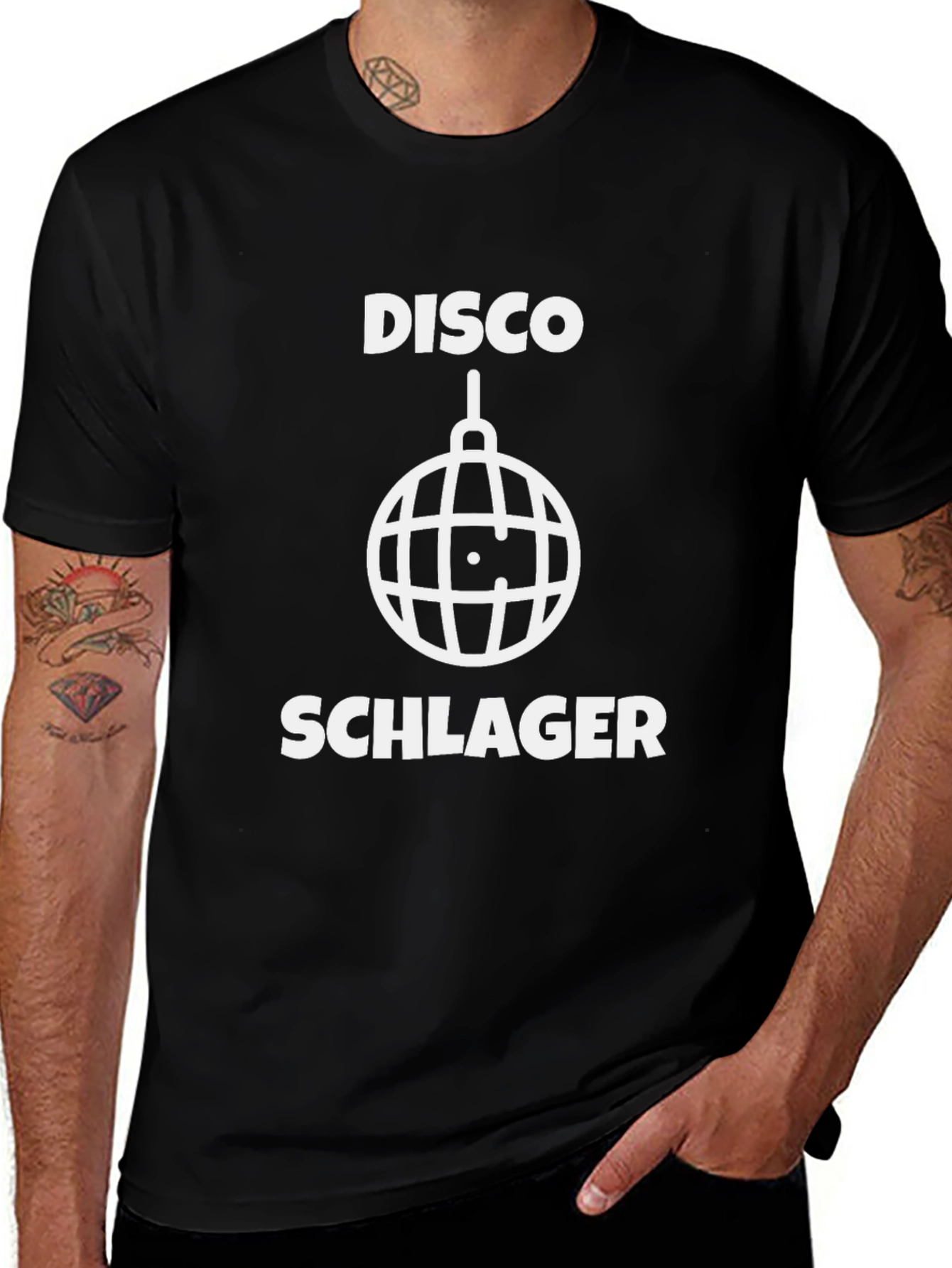 Disco Schlager T-Shirt - Retro Party Tee