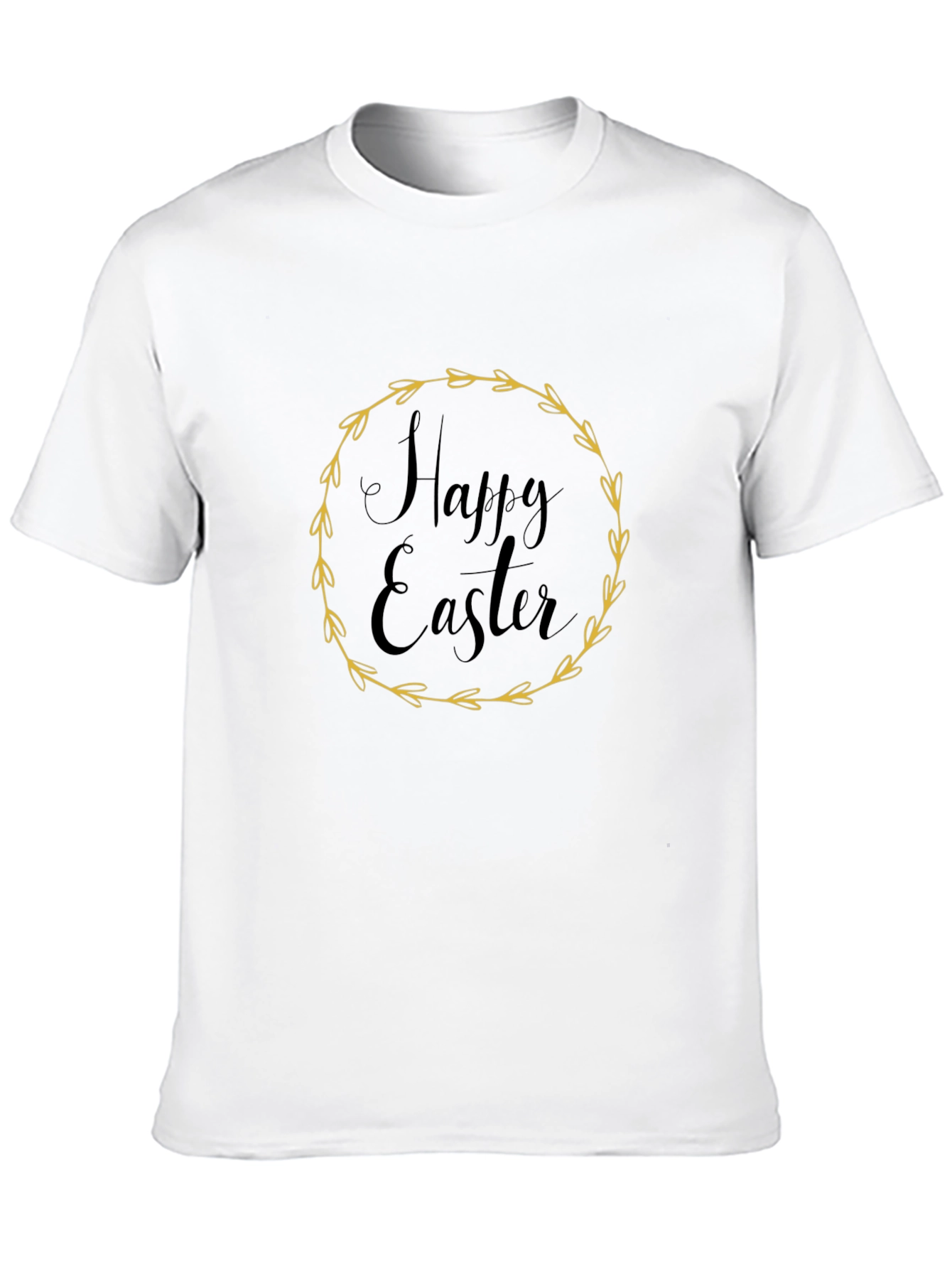 Happy Easter Black T-Shirt