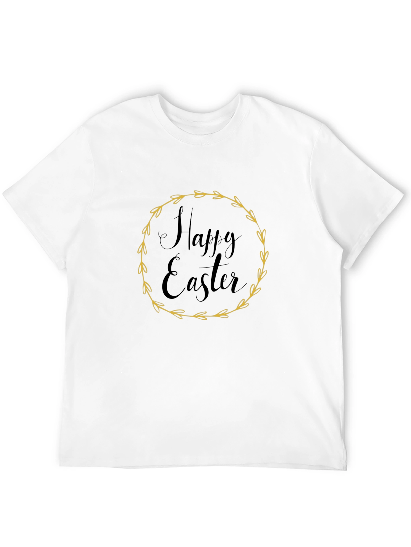 Happy Easter Black T-Shirt