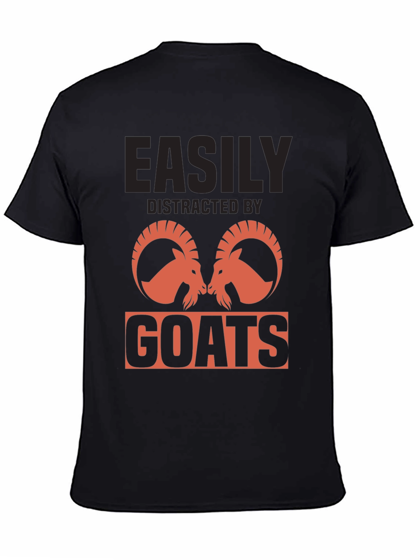 Easily Distracted by Goats Graphic T-Shirt