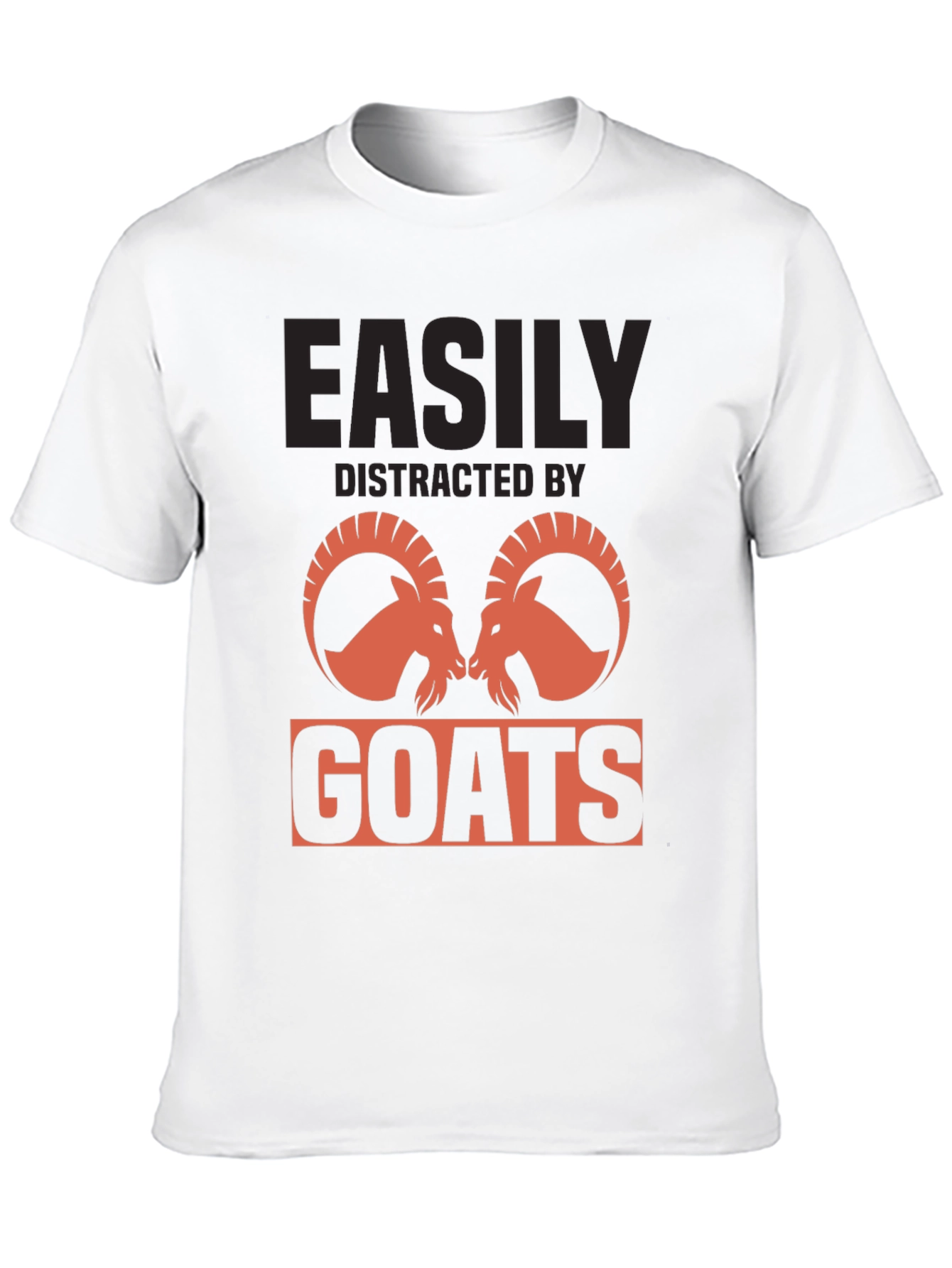 Easily Distracted by Goats Graphic T-Shirt