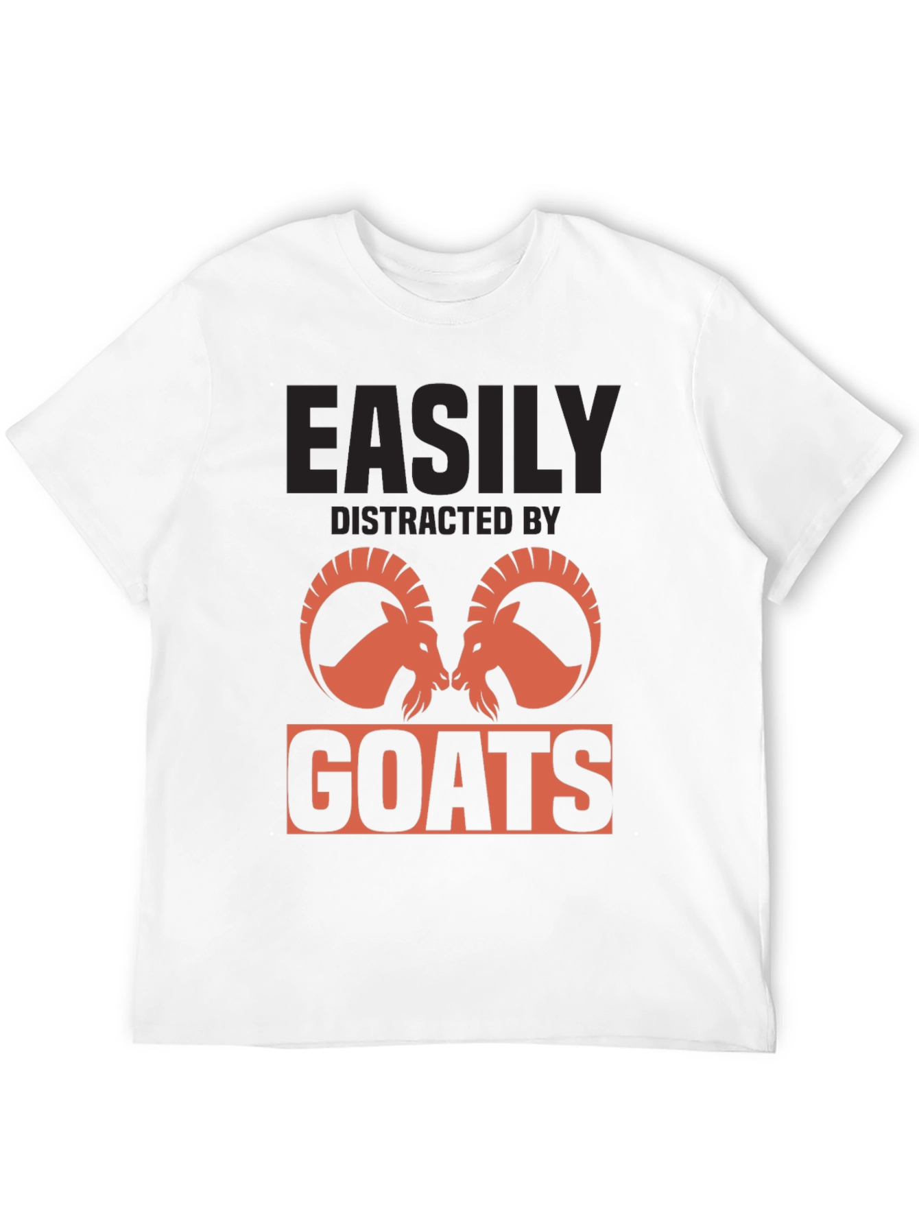 Easily Distracted by Goats Graphic T-Shirt