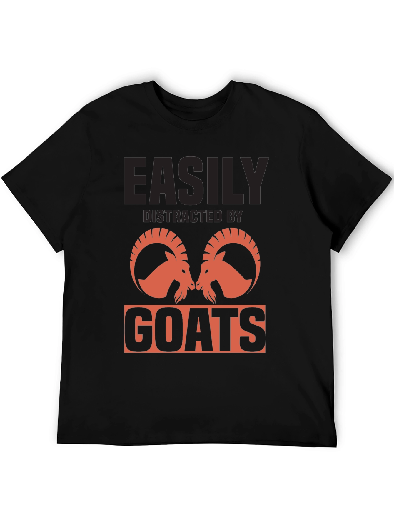 Easily Distracted by Goats Graphic T-Shirt