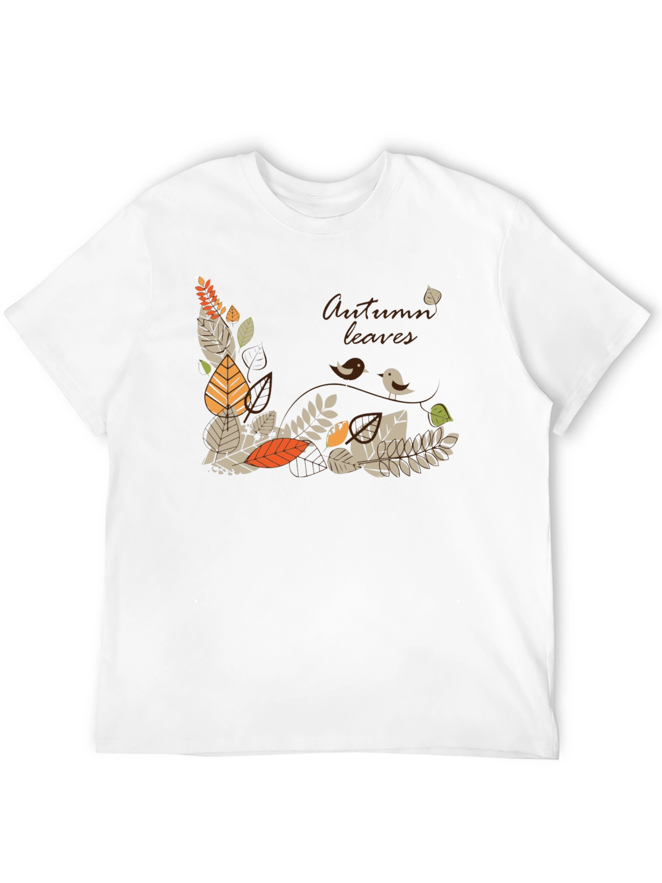 Autumn Leaves Graphic Tee - Stylish Fall T-Shirt