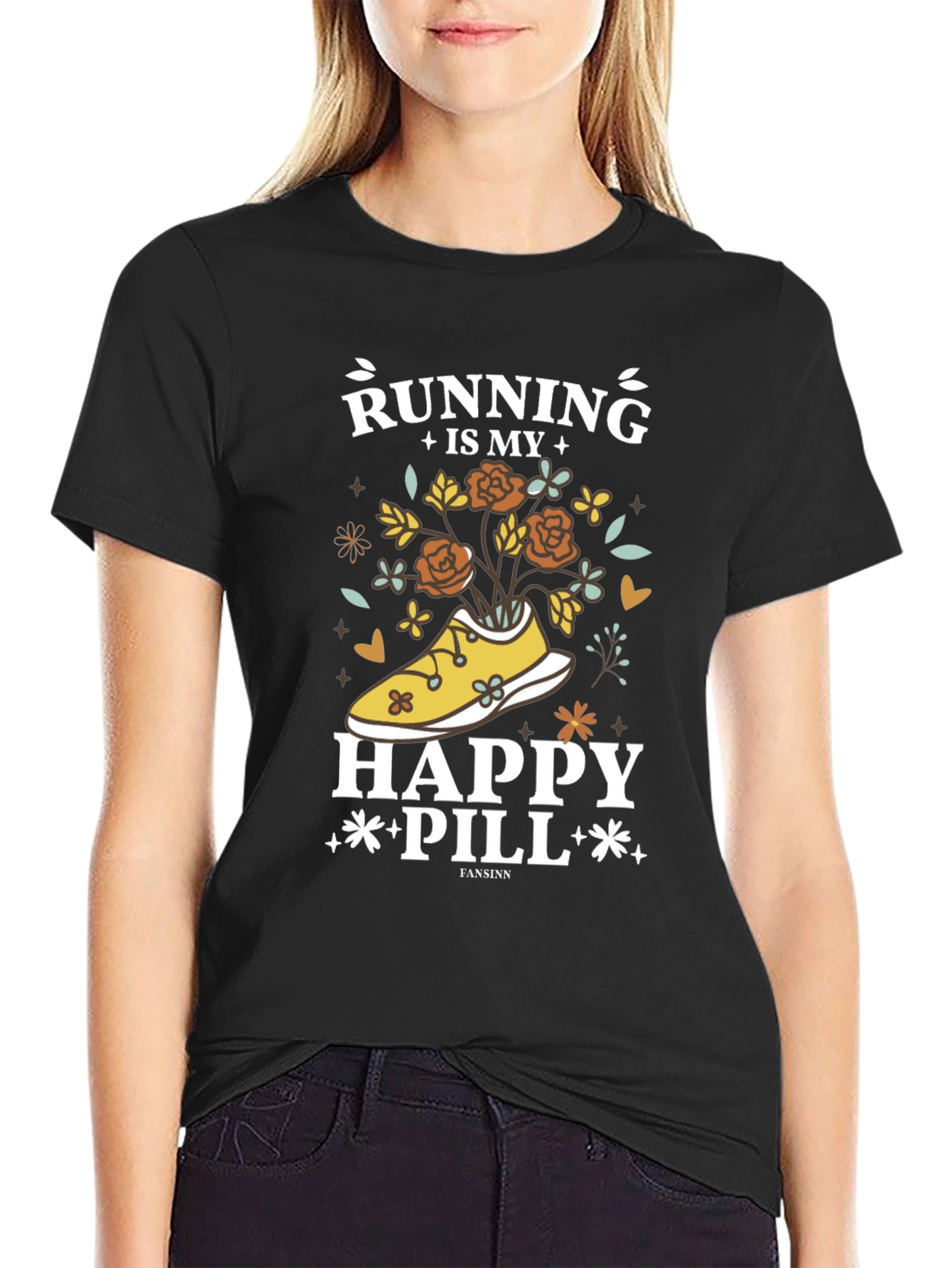 Running is My Happy Pill T-Shirt