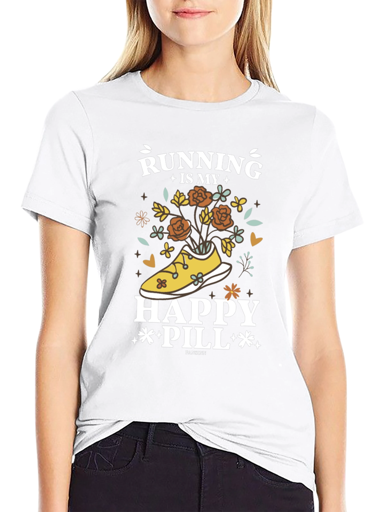 Running is My Happy Pill T-Shirt