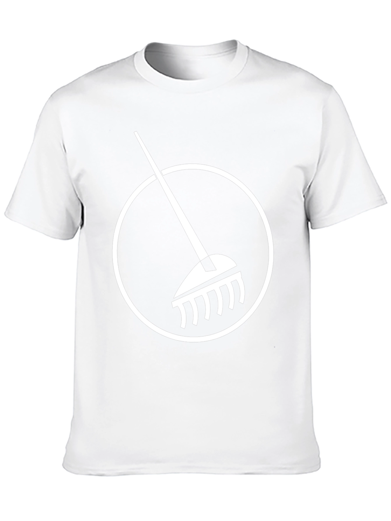 Rake Graphic Tee - Black Cotton Casual T-Shirt