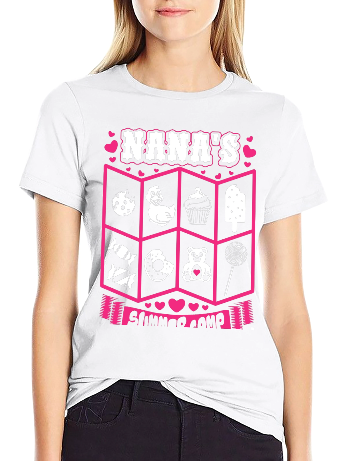 Nanas Summer Camp Graphic T-Shirt