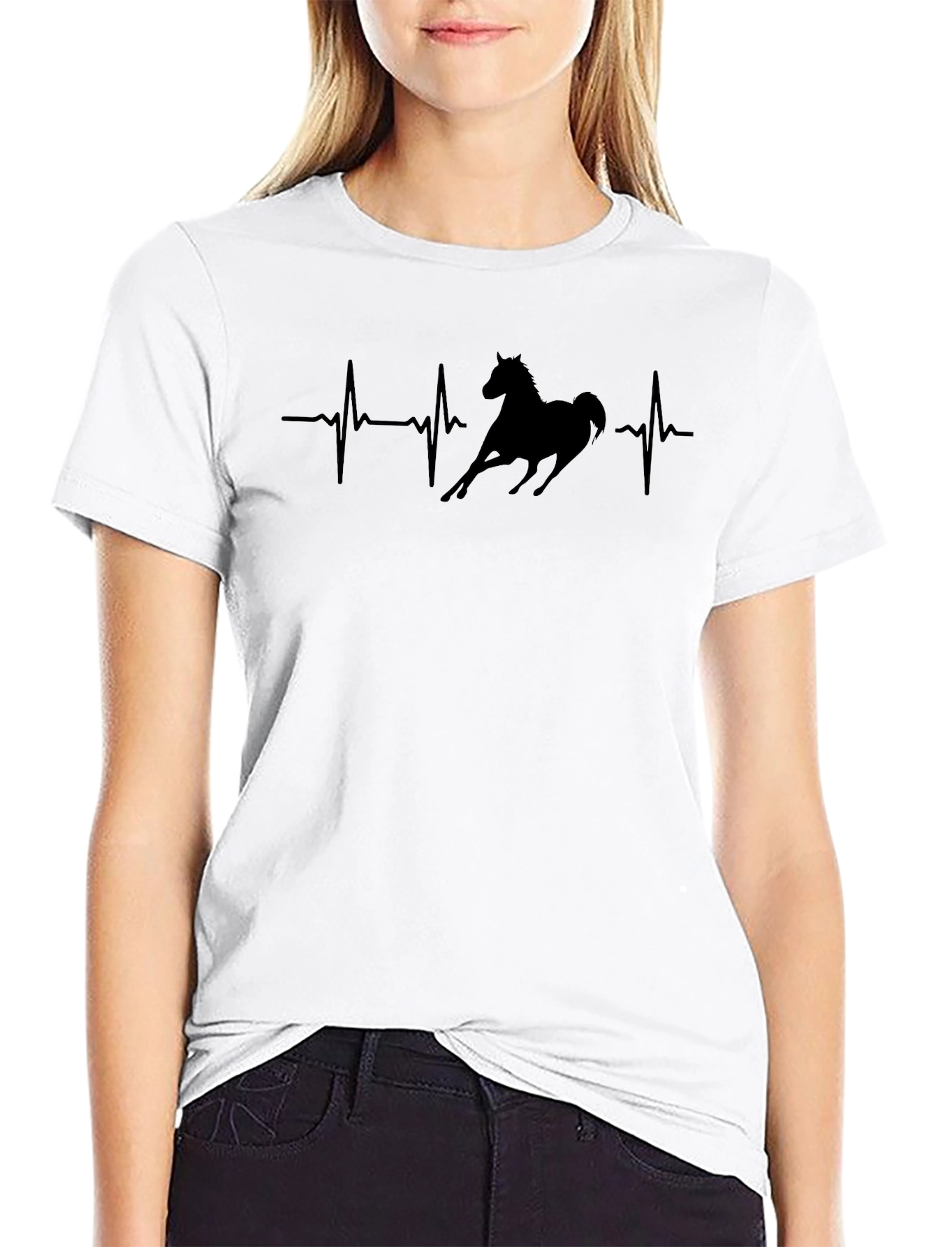 Horse Heartbeat Graphic Tee