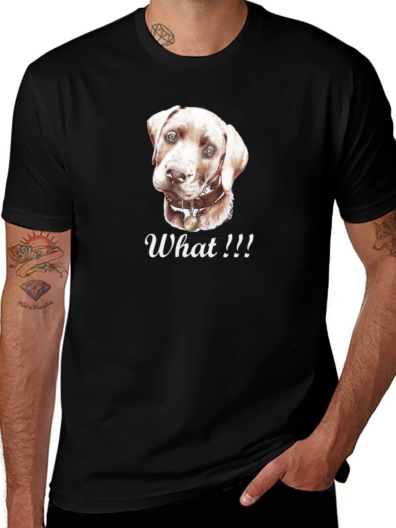Dog What? T-Shirt - Unique Pet Lovers Tee