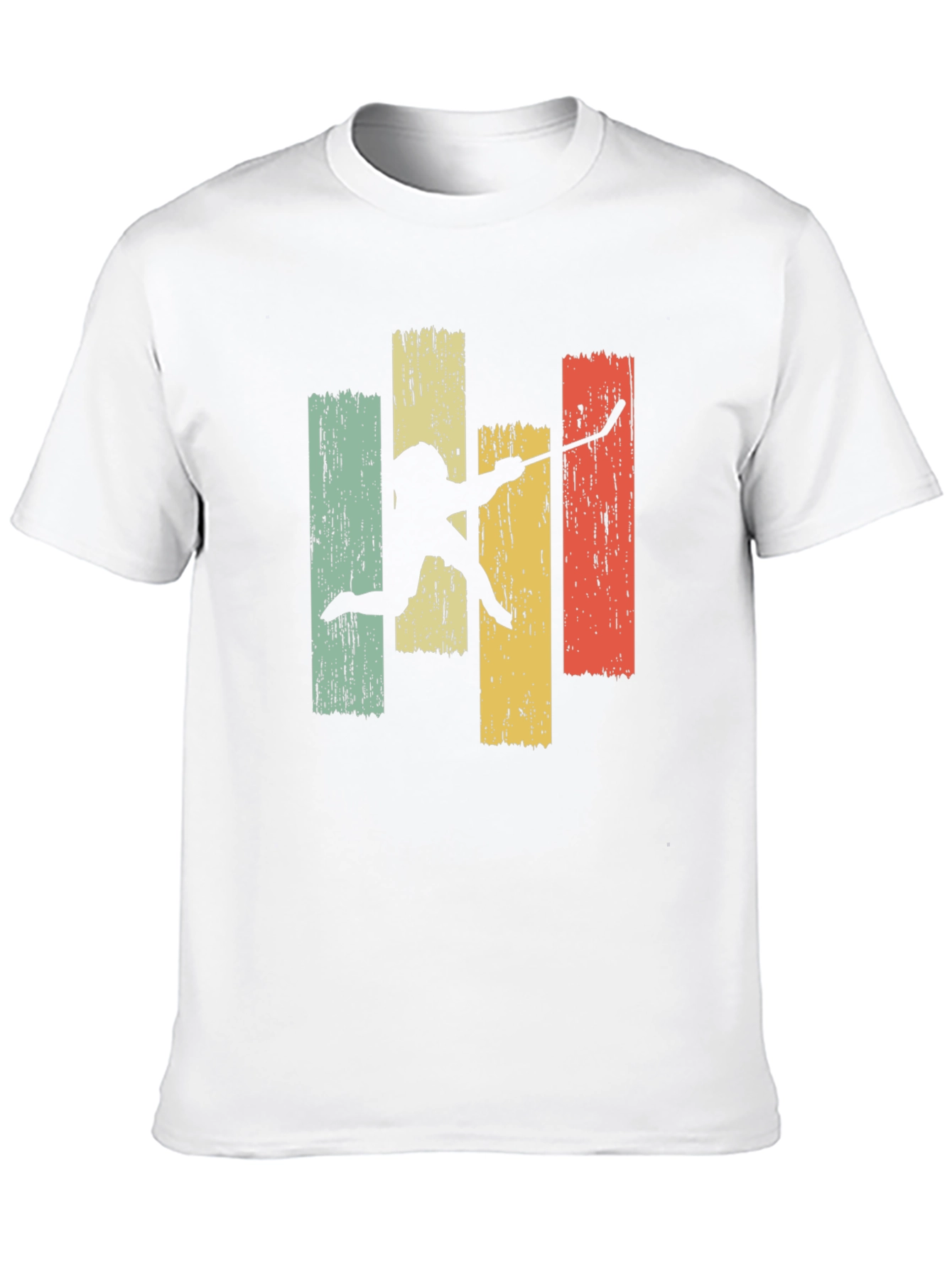 Retro Hockey Player Graphic Tee