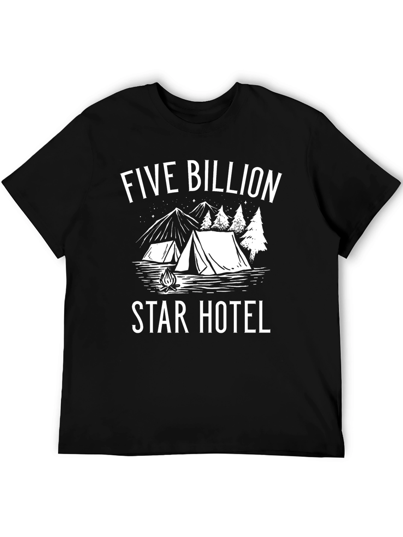 Five Billion Star Hotel Camping T-Shirt