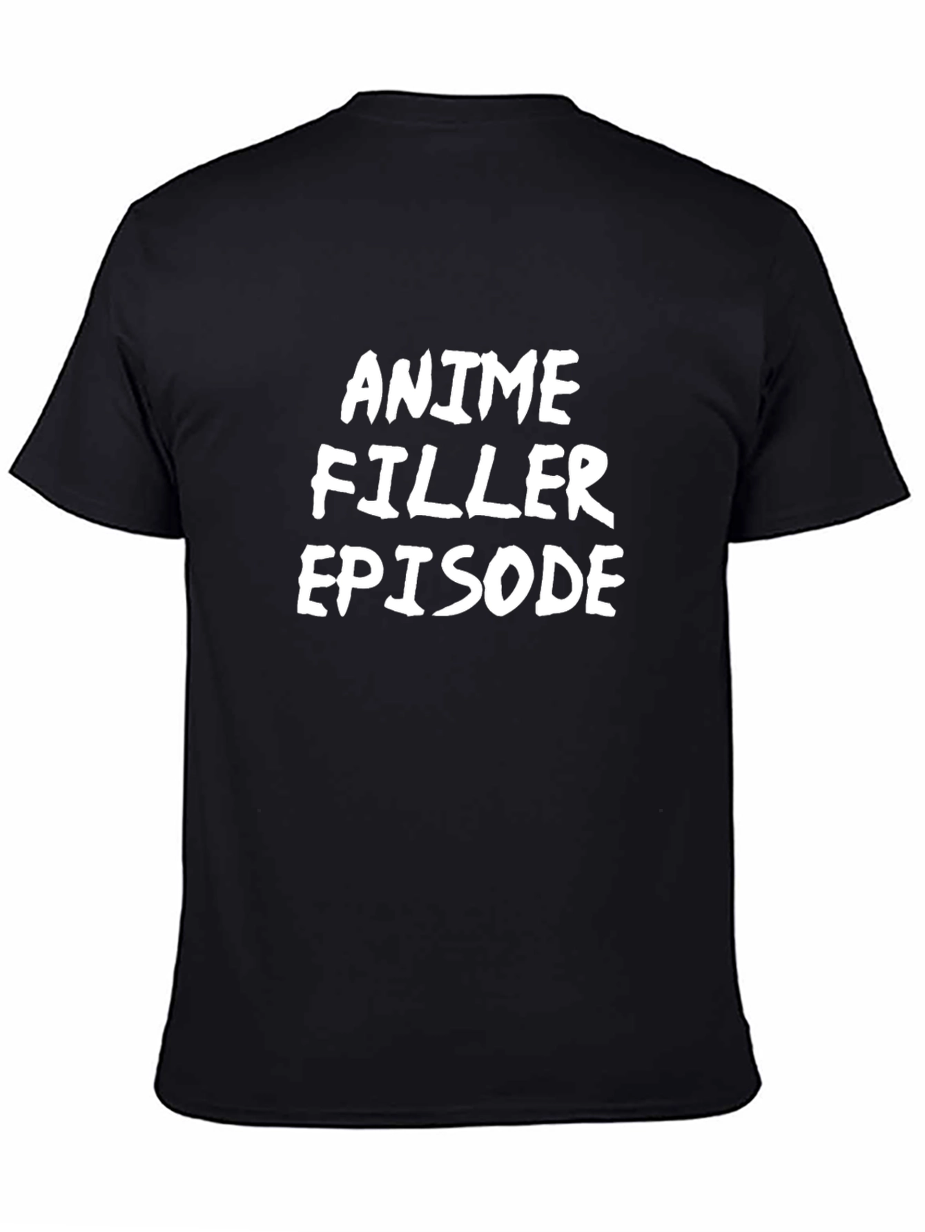 Anime Filler Episode T-Shirt - Black Graphic Tee