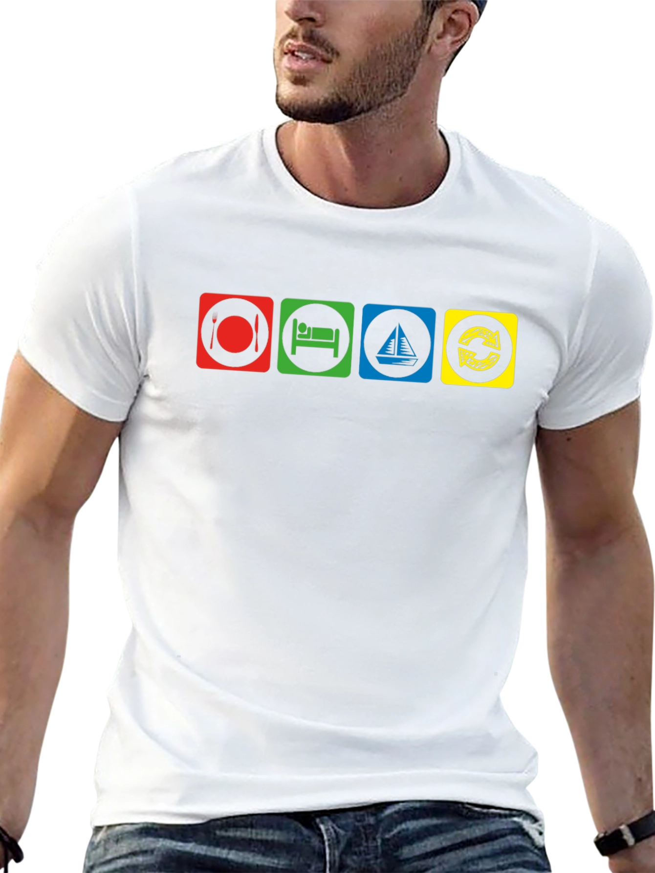 Eat Sleep Sail Repeat T-Shirt
