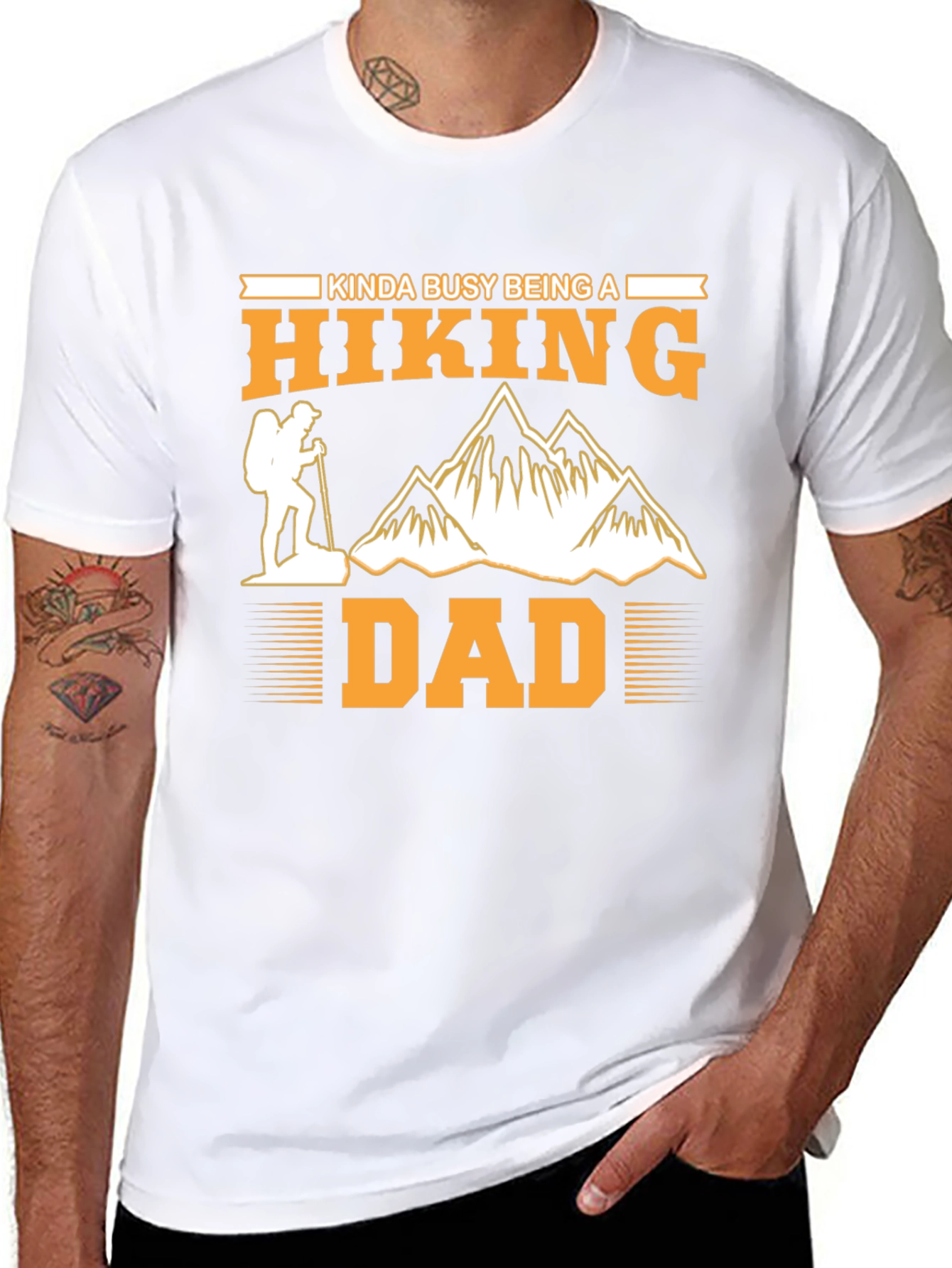 Hiking Dad Graphic T-Shirt