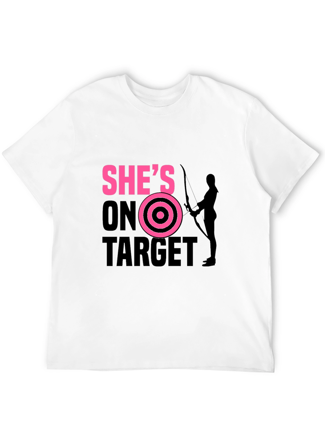Shes On Target T-Shirt Archer Arrow Bullseye