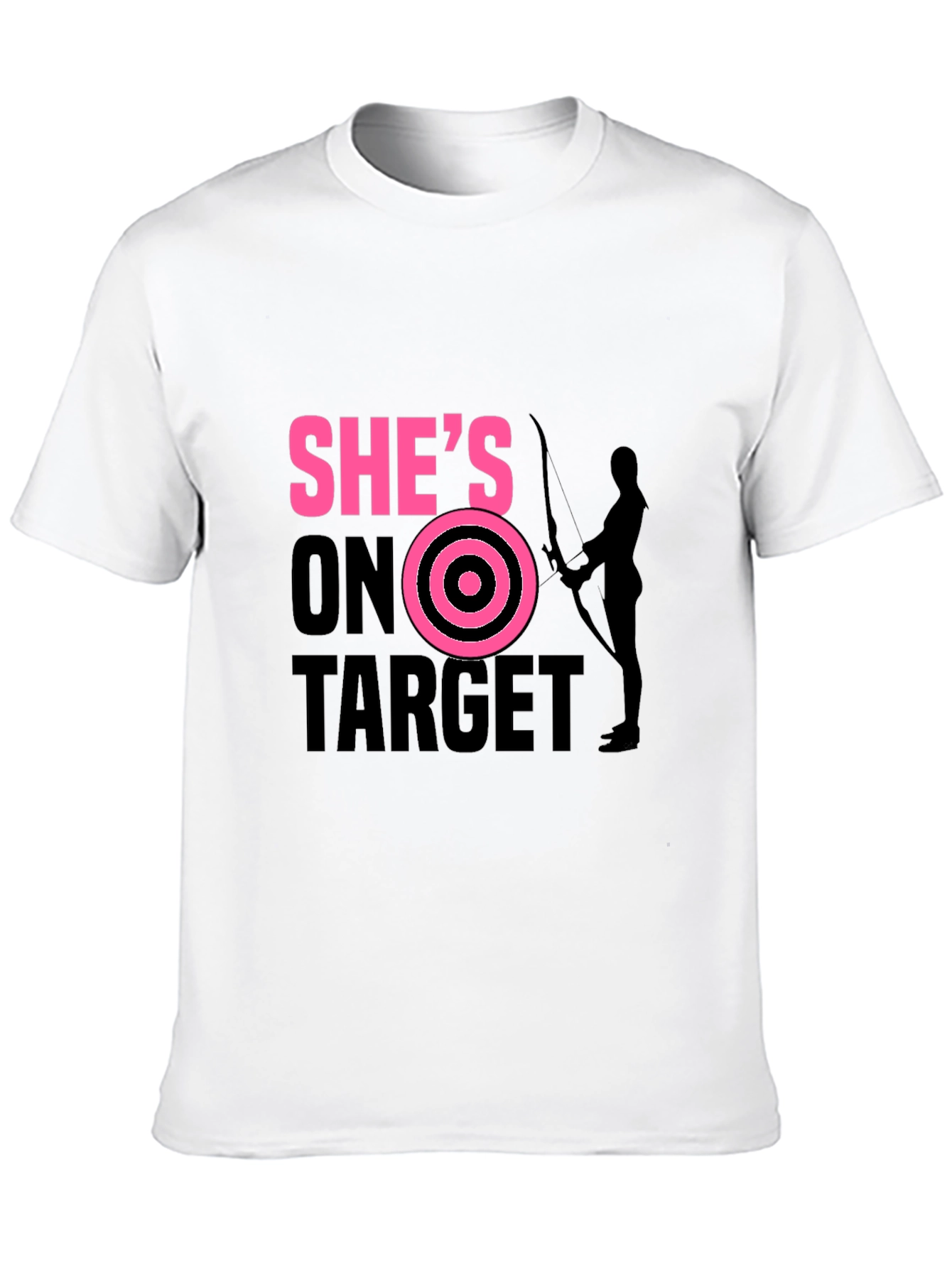 Shes On Target T-Shirt Archer Arrow Bullseye