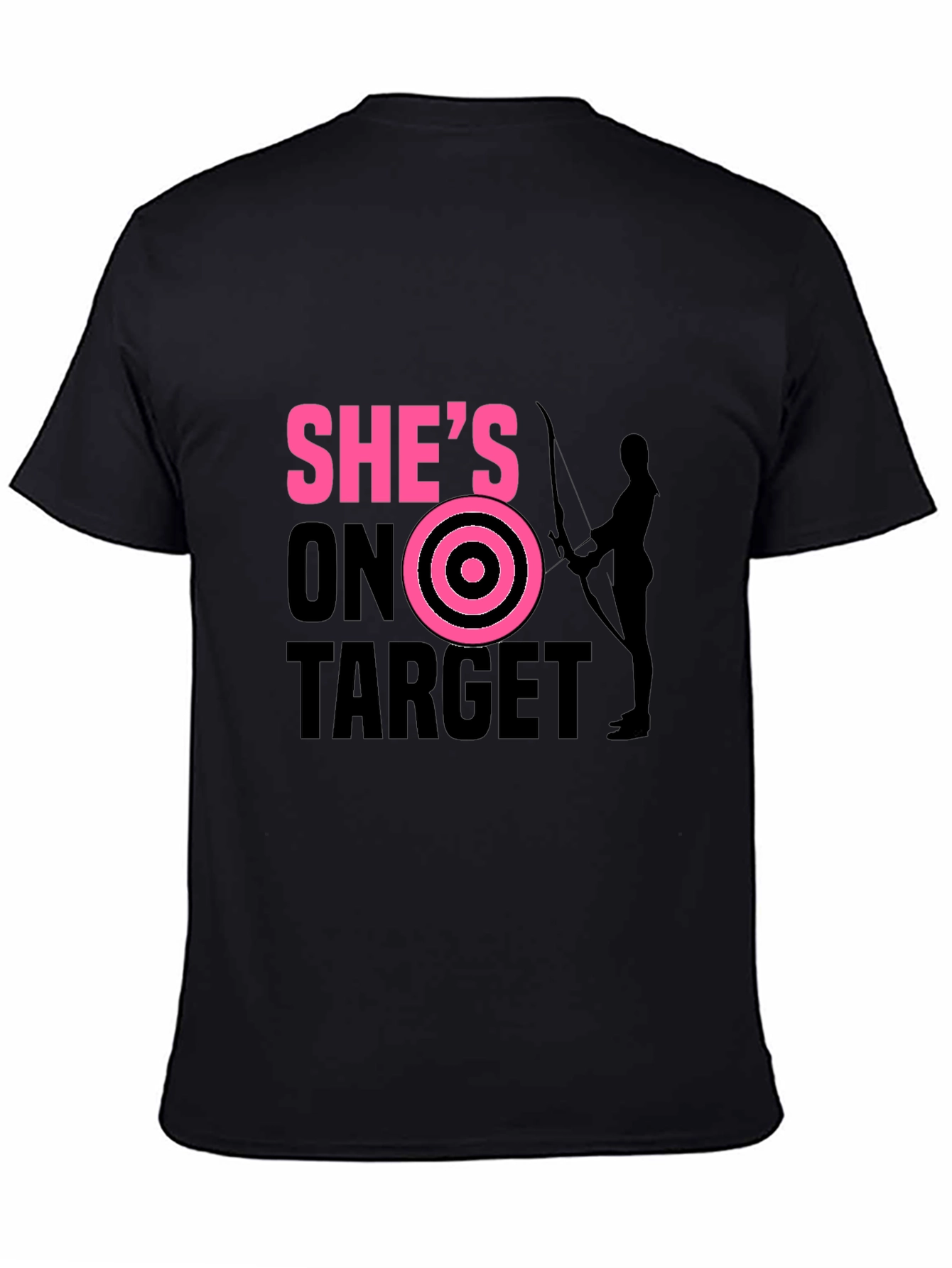 Shes On Target T-Shirt Archer Arrow Bullseye