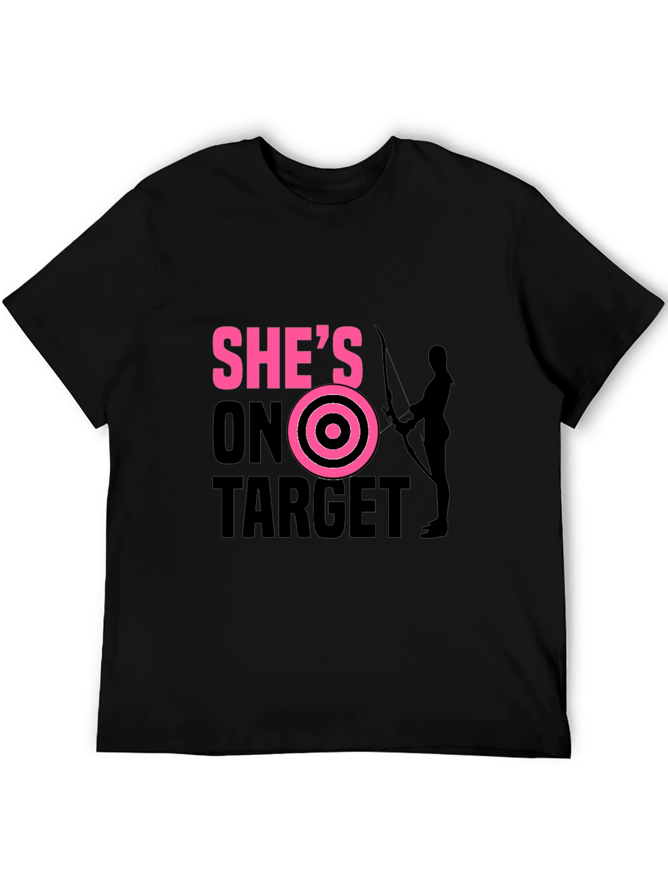 Shes On Target T-Shirt Archer Arrow Bullseye