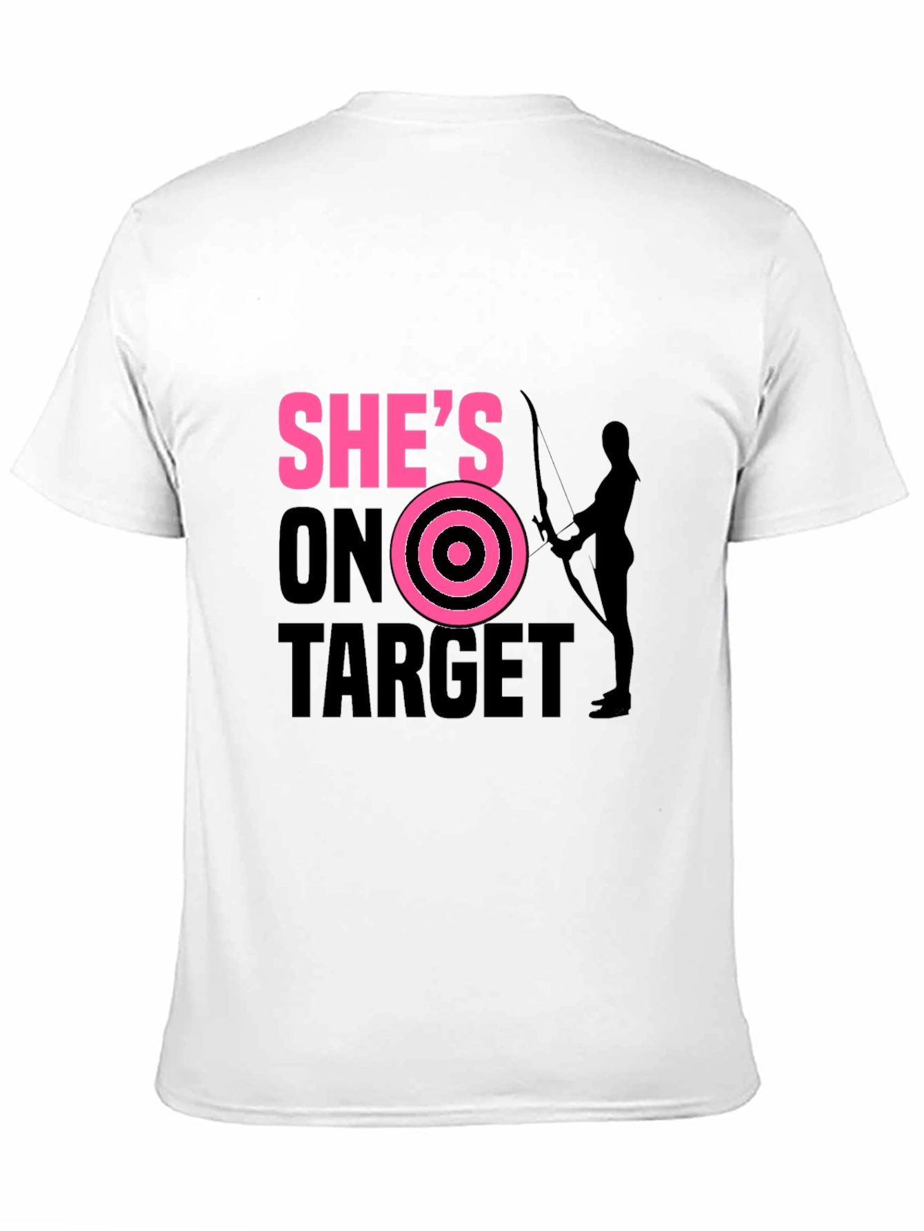 Shes On Target T-Shirt Archer Arrow Bullseye