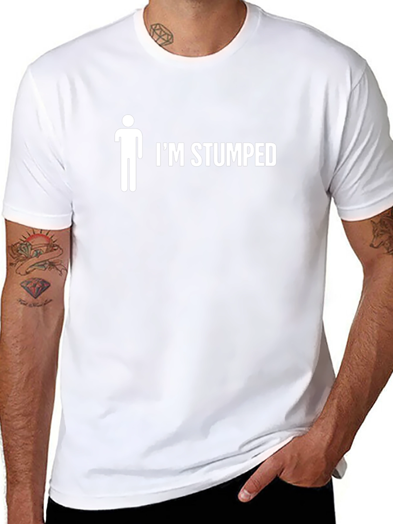 Im Stumped Mens Black Graphic Tee