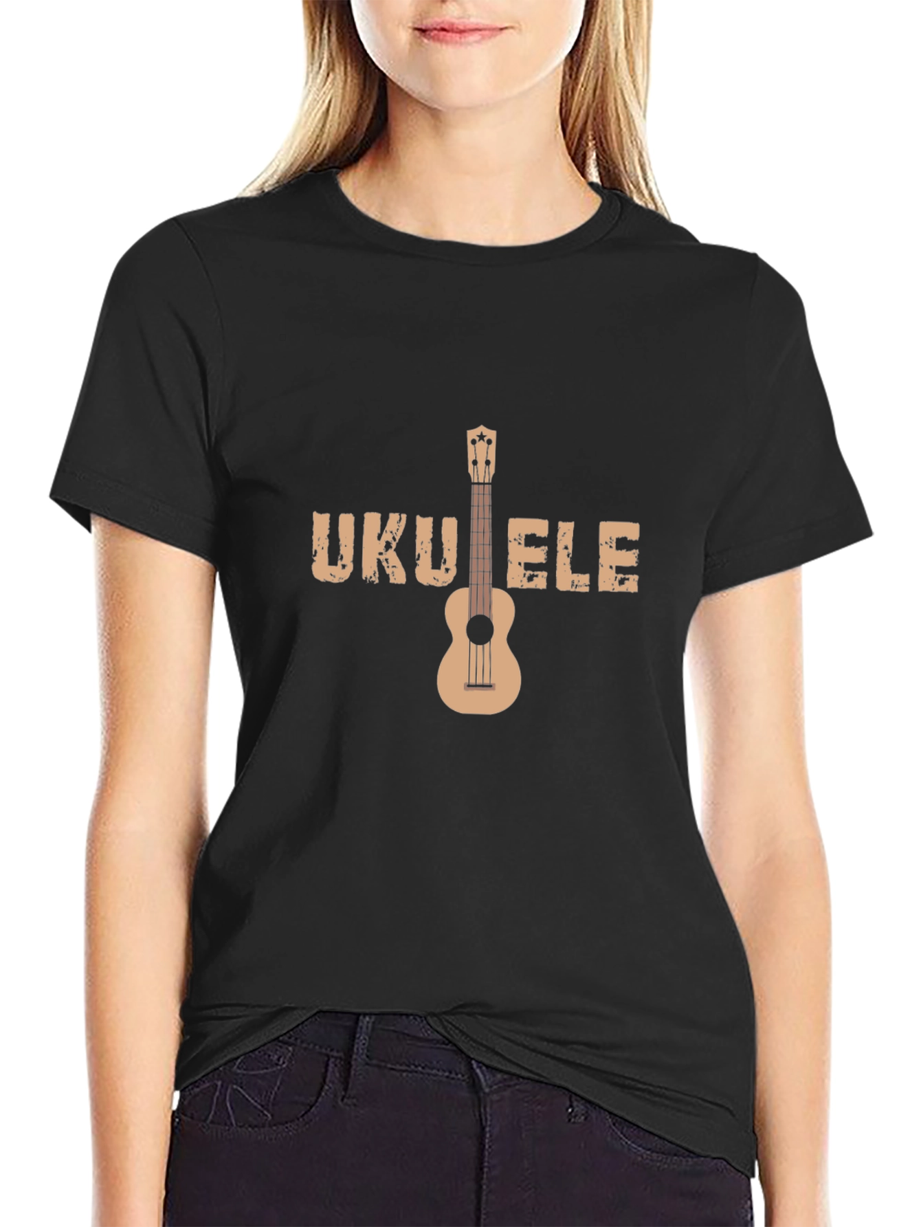 Ukulele Graphic T-Shirt - Musical Instrument Tee