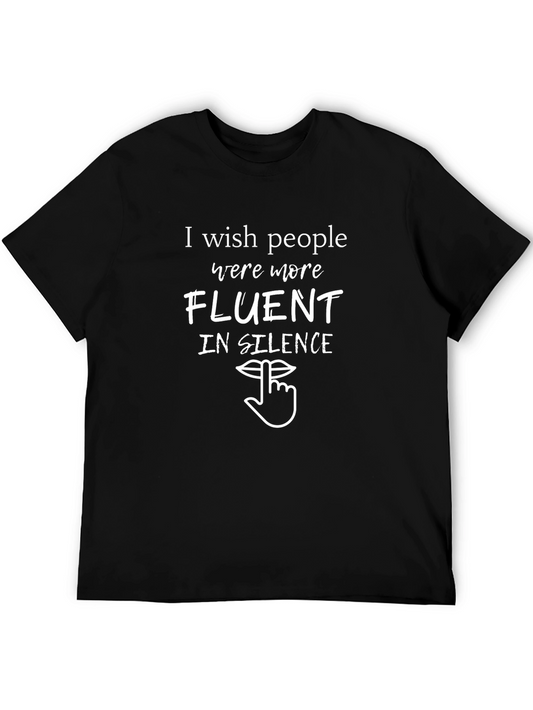 Fluent in Silence Graphic Tee