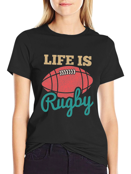 Life is Rugby Graphic Tee - Sportswear for Men