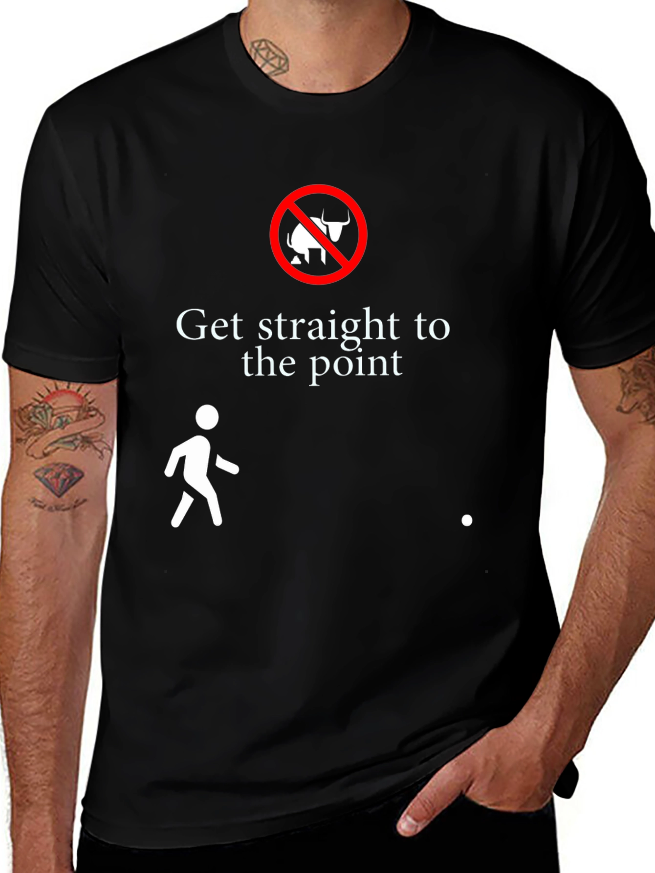 Get Straight to the Point Graphic Tee