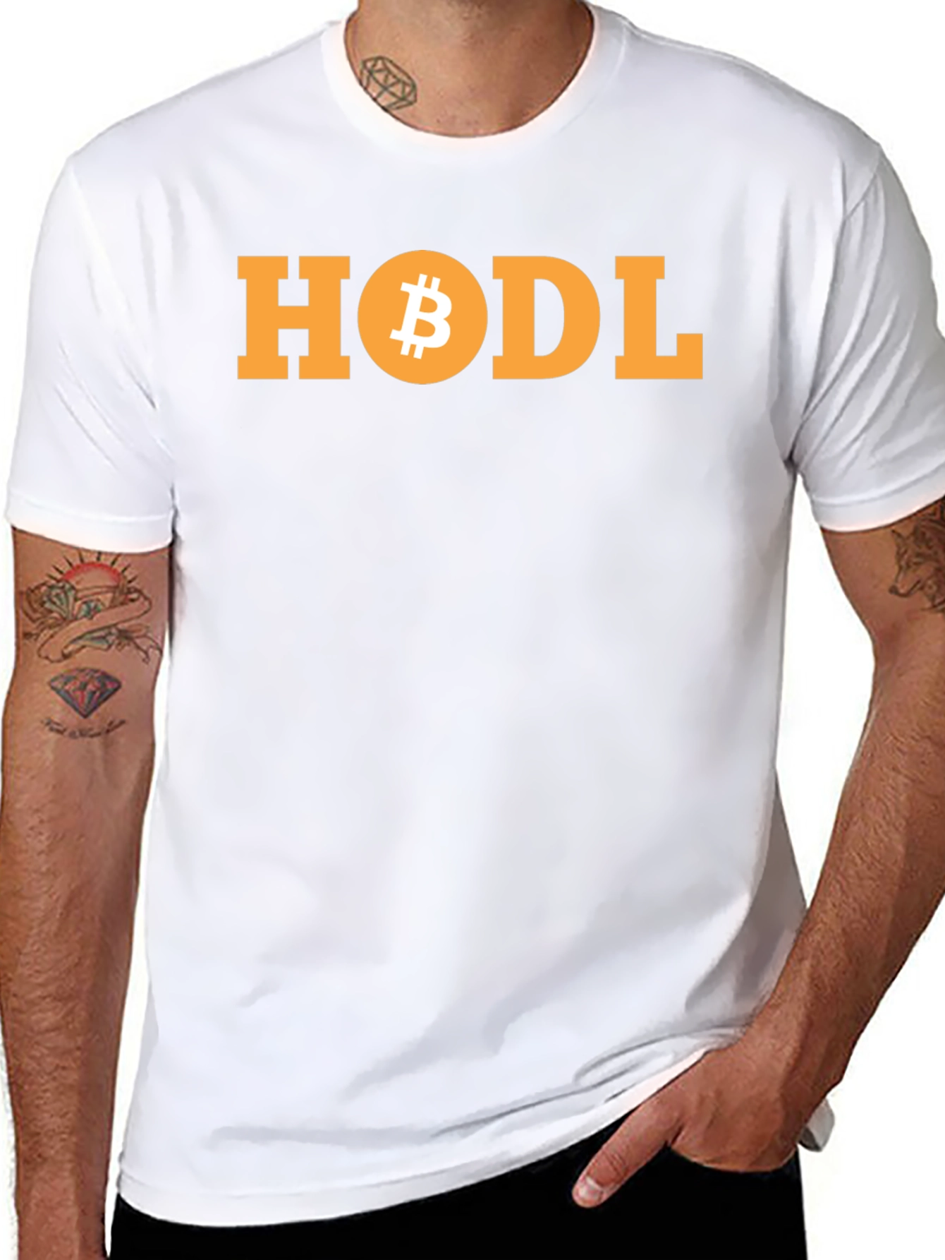 HODL Bitcoin T-Shirt Crypto Currency Investor Tee
