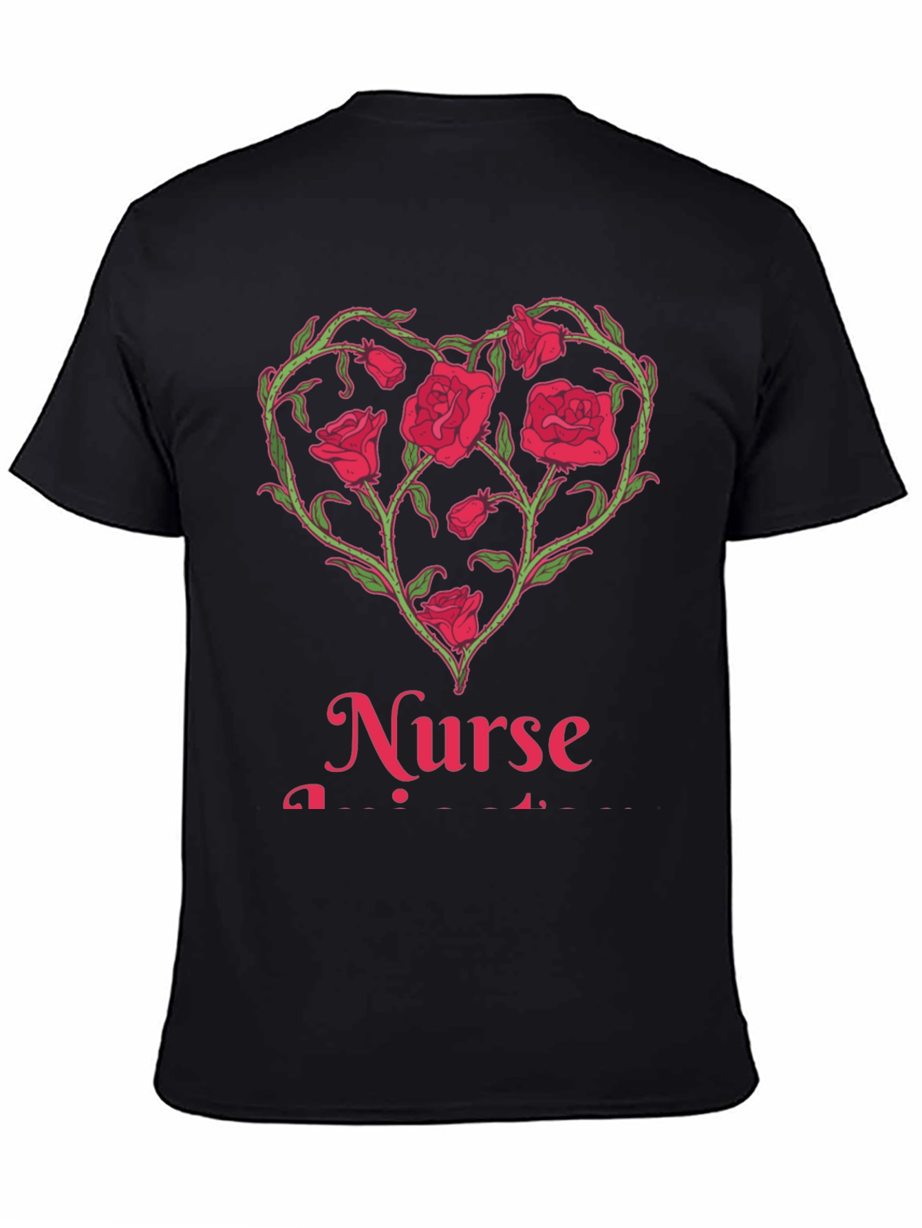 Nurse Heart Roses T-Shirt
