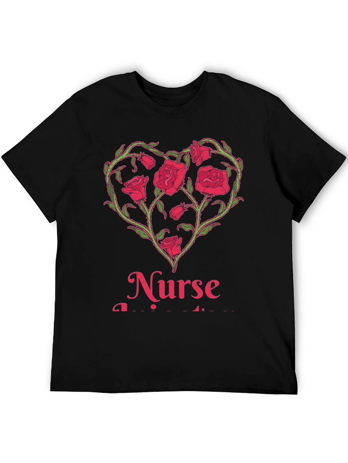 Nurse Heart Roses T-Shirt
