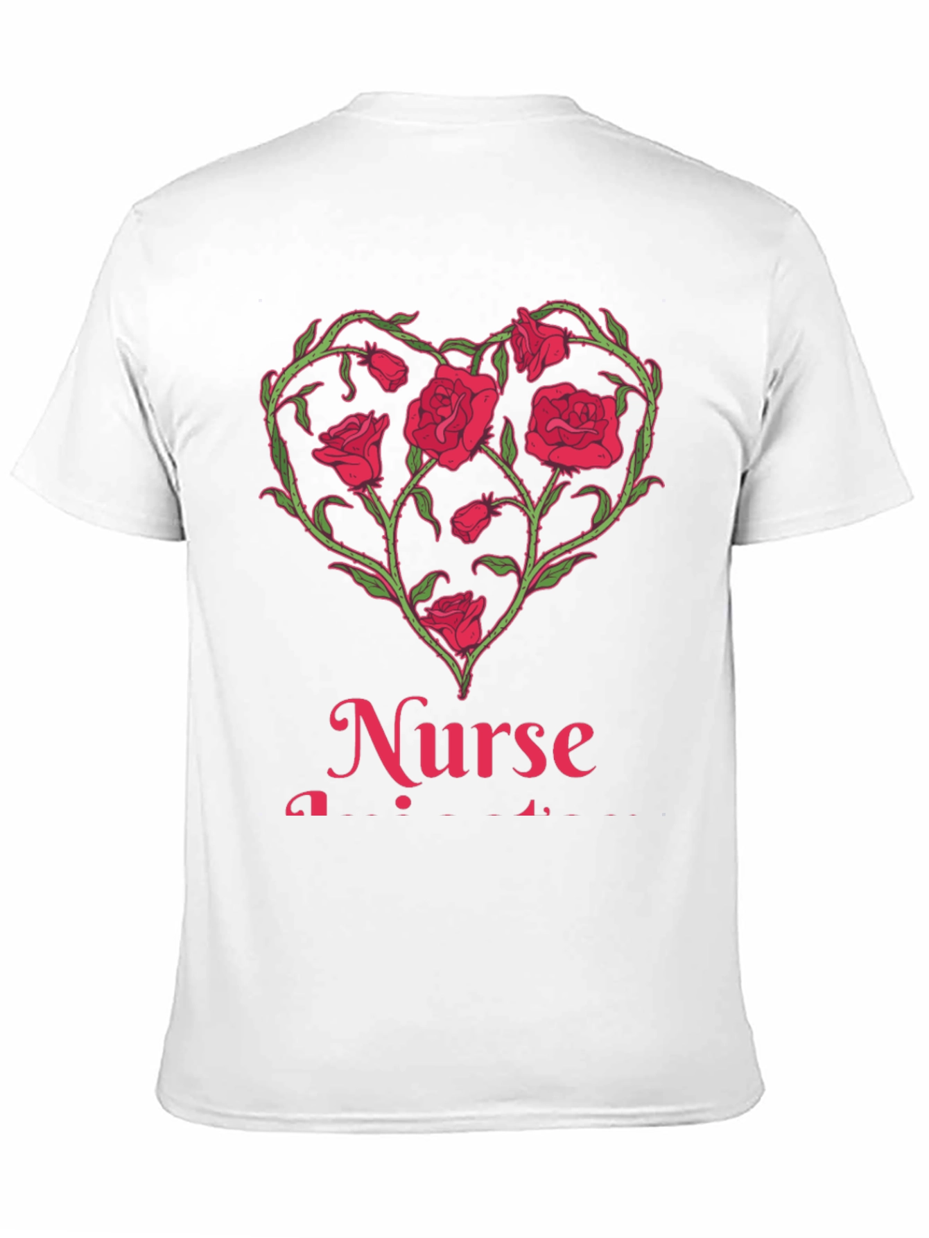 Nurse Heart Roses T-Shirt