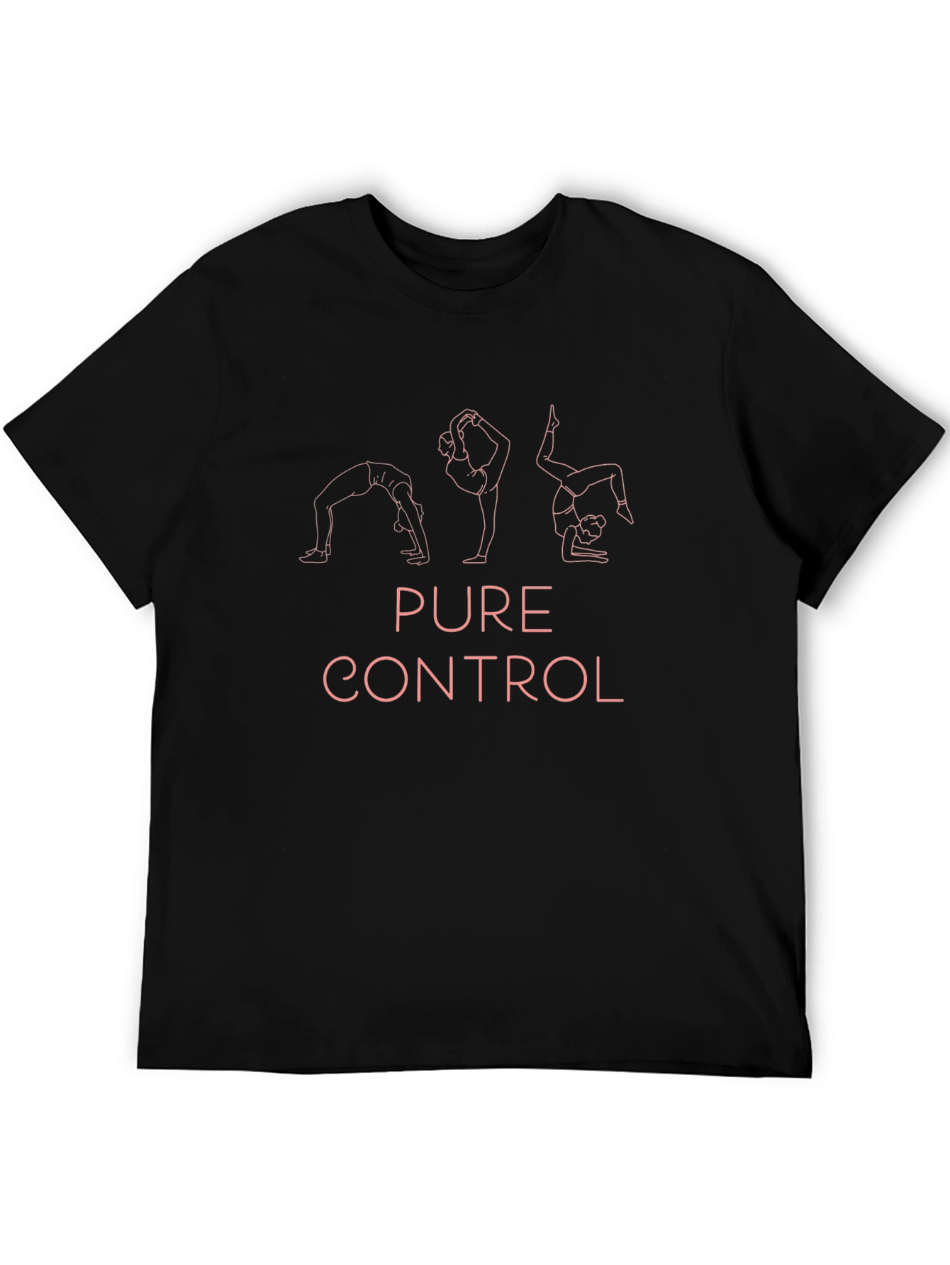 Pure Control Yoga Black T-Shirt
