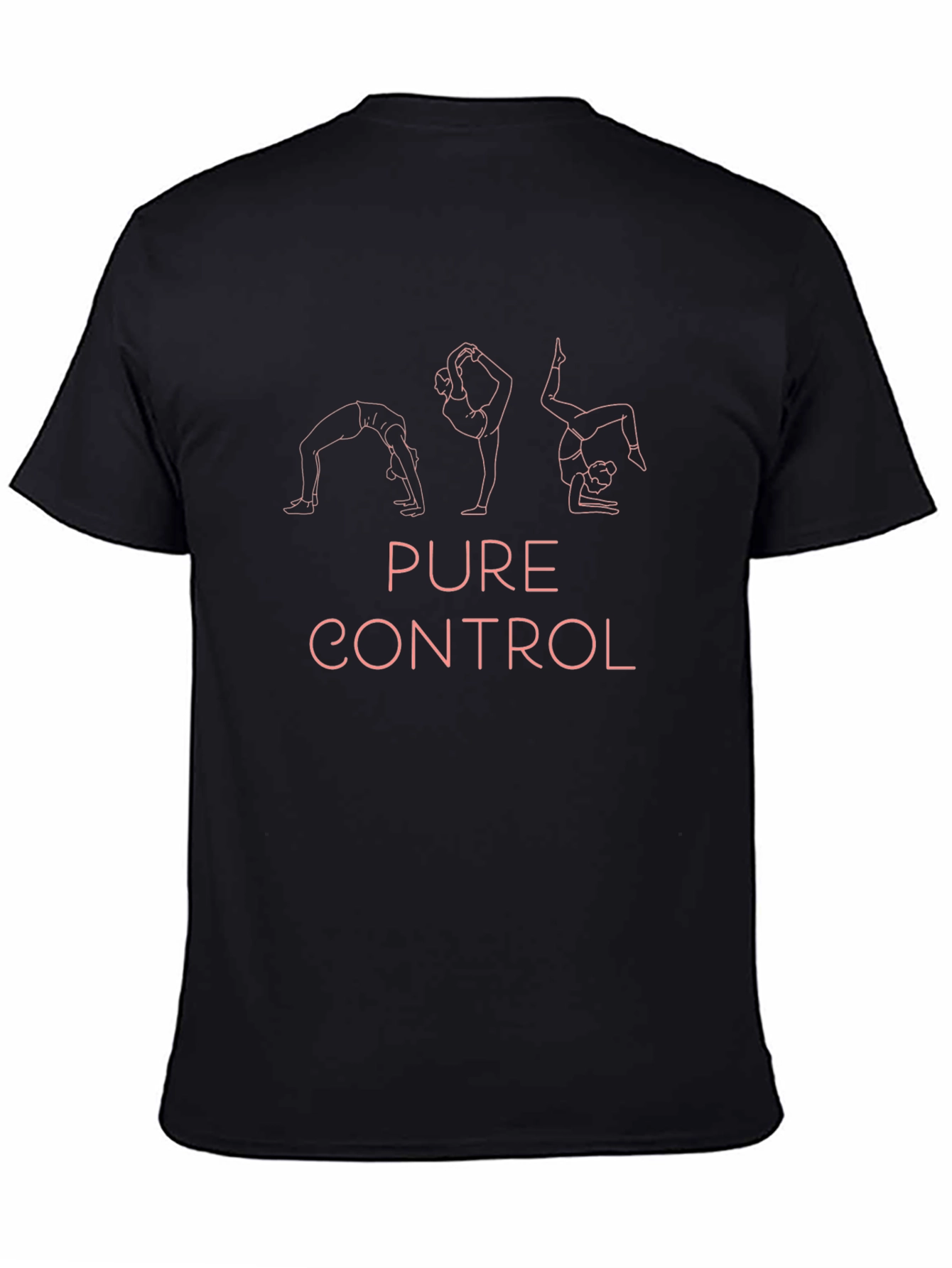 Pure Control Yoga Black T-Shirt