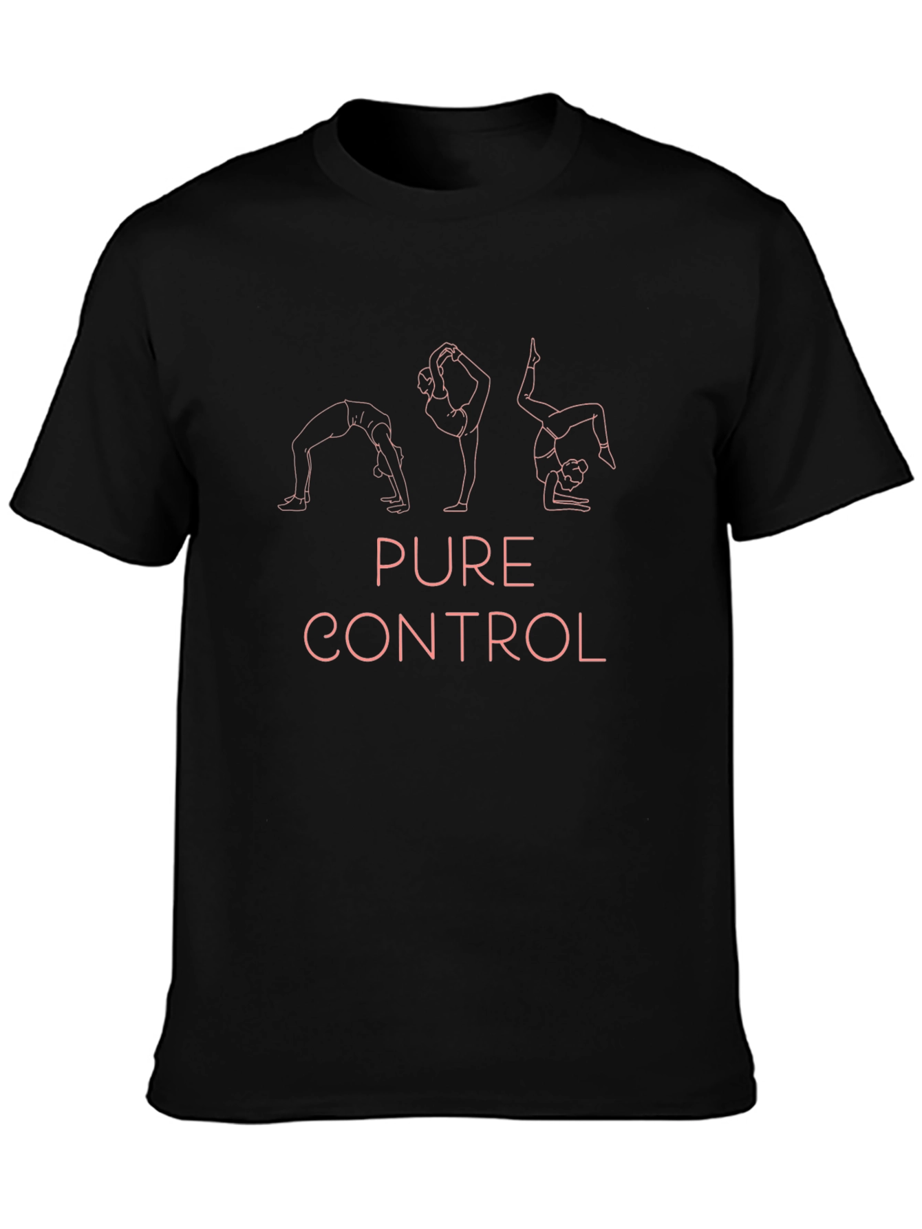 Pure Control Yoga Black T-Shirt