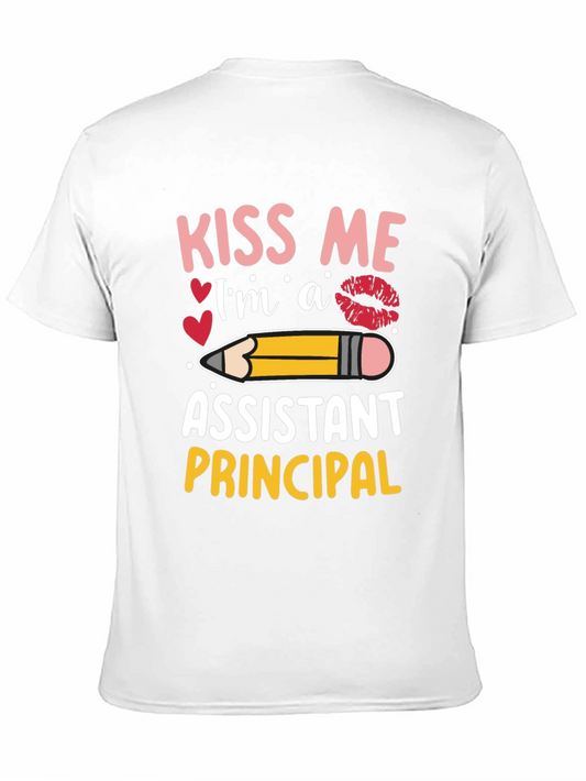 Kiss Me Assistant Principal Graphic Tee
