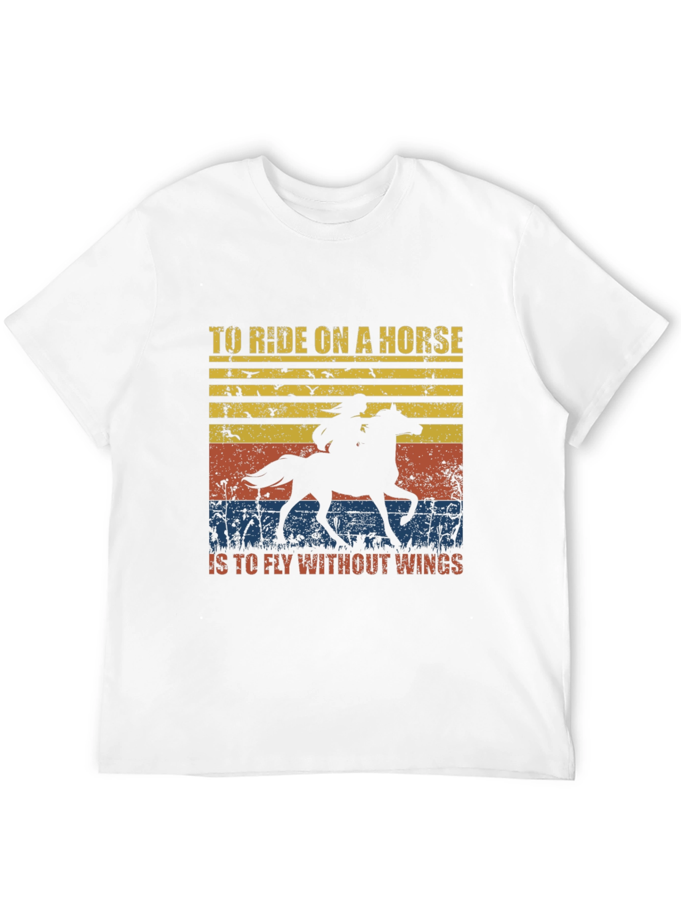 Equestrian Rider Horse Graphic T-Shirt