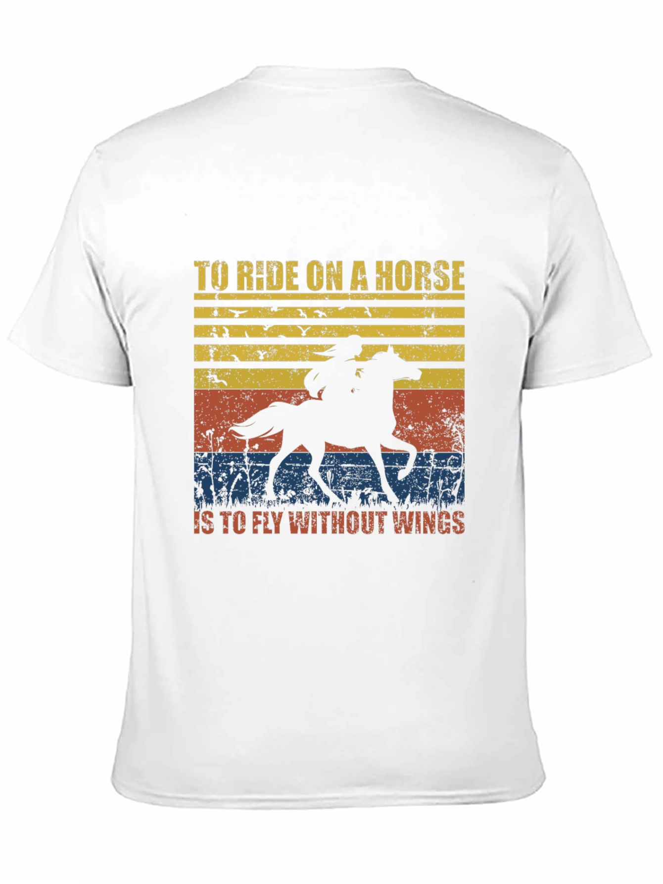 Equestrian Rider Horse Graphic T-Shirt