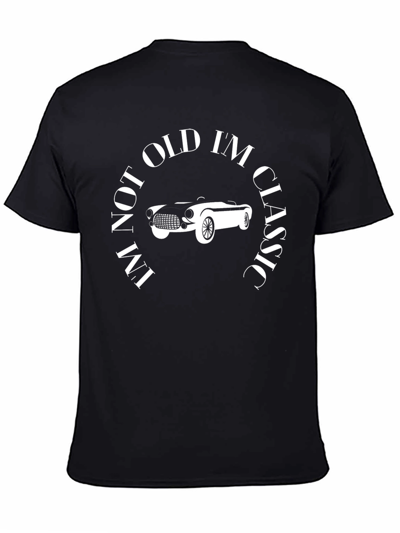 Classic Car Graphic Tee - Not Old Im Classic!