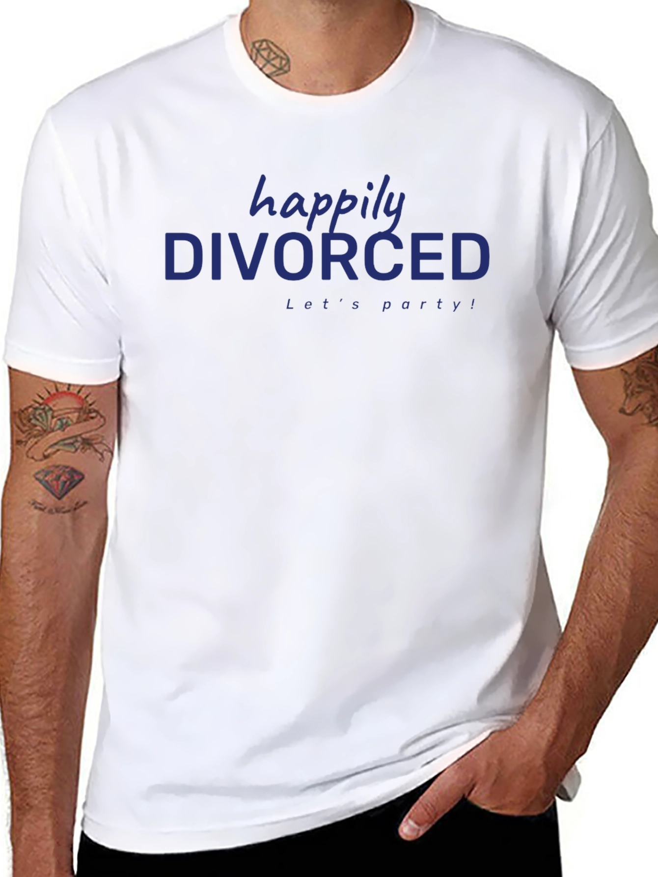 Happily Divorced T-Shirt - Lets Party!