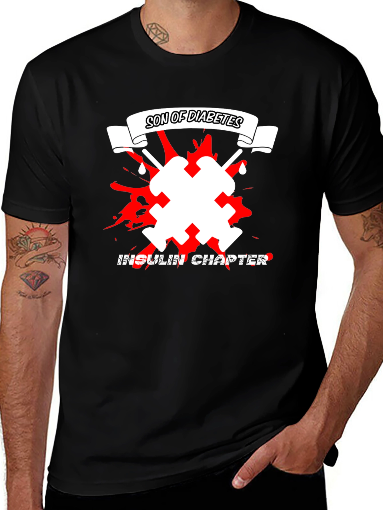 Son of Diabetes T-Shirt Insulin Chapter Graphic Tee