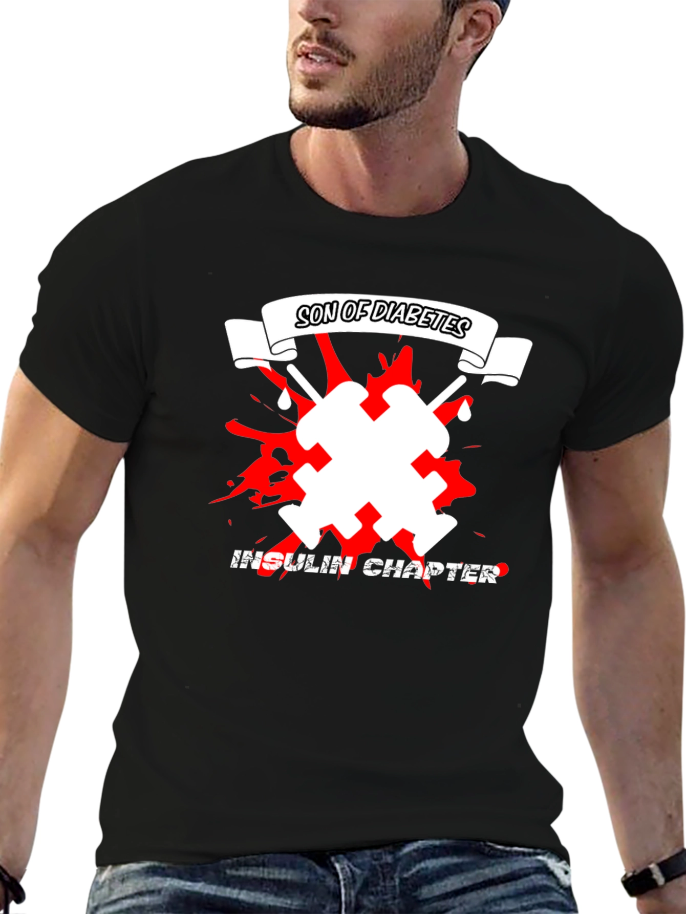 Son of Diabetes T-Shirt Insulin Chapter Graphic Tee