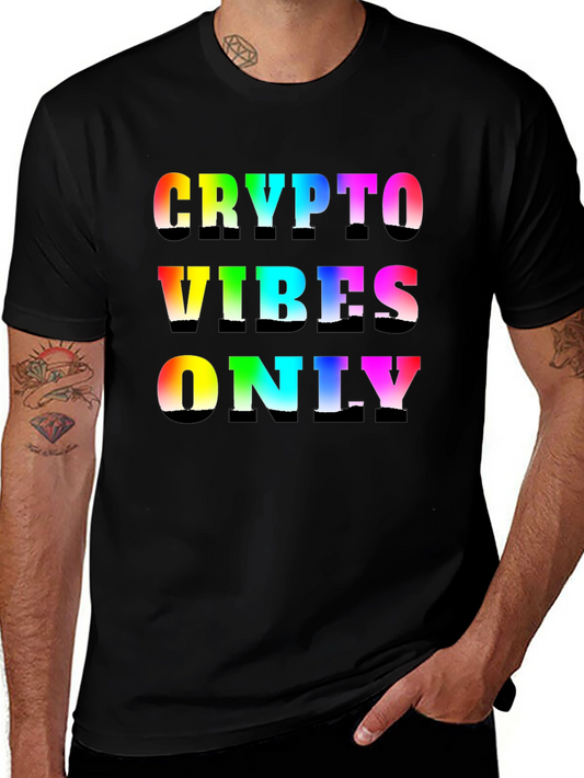 Crypto Vibes Only Black T-Shirt