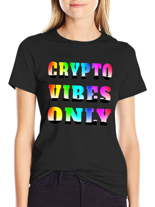 Crypto Vibes Only Black T-Shirt