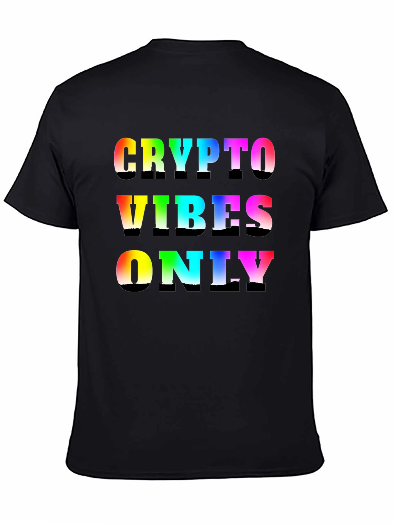 Crypto Vibes Only Black T-Shirt