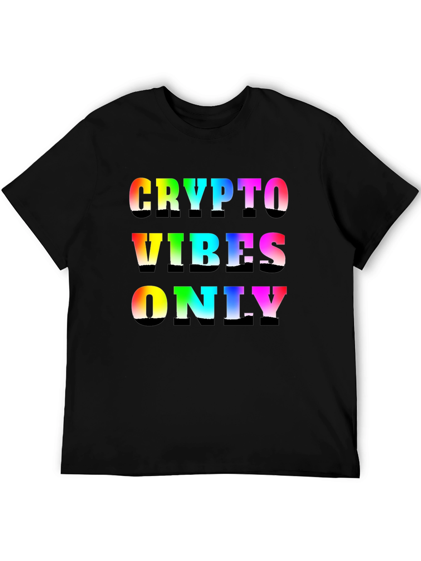 Crypto Vibes Only Black T-Shirt