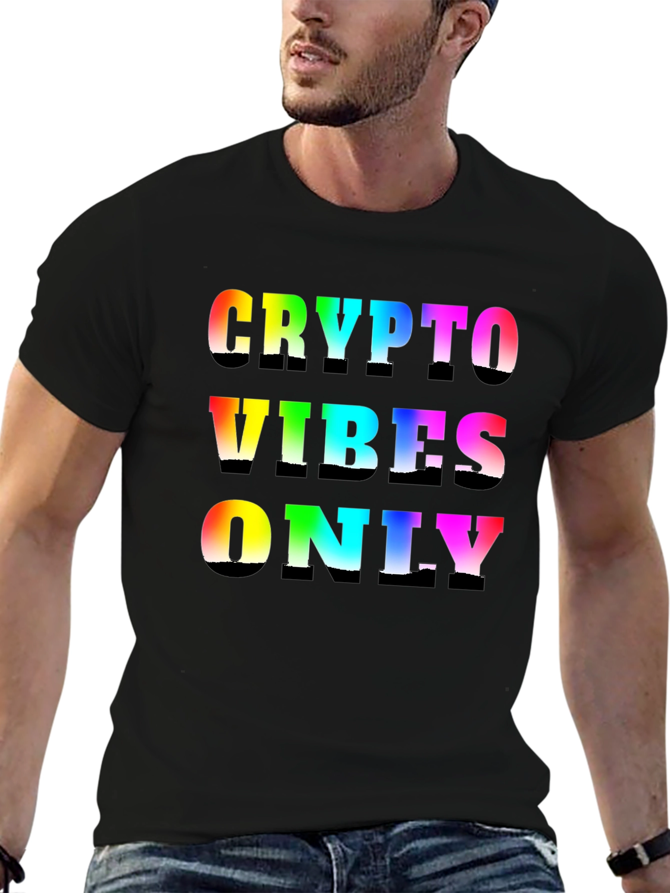 Crypto Vibes Only Black T-Shirt