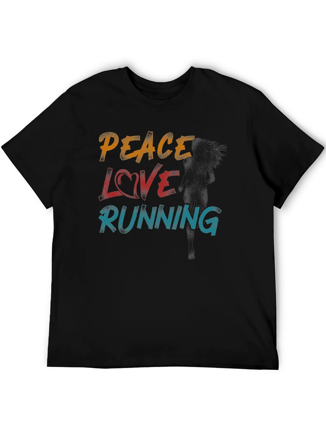 Peace Love Running Graphic Tee